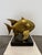 Bronze E Ferreira Netto Polished Bronze Fish Sculpture on Black Granite Base, 1985 For Sale - Image 8 of 17