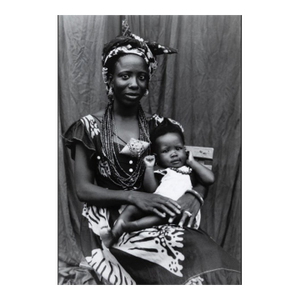 Seydou Keïta (1923-2001) Maternity Mother & Child (1952/1994) Signed Vintage Gelatin Silver Print