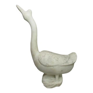 Marble Goose Figurine For Sale