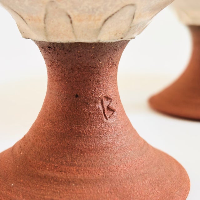 Studio Pottery Goblets - Set of 4 For Sale - Image 10 of 13