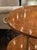 MCM Walnut and Brass Occasional Table For Sale - Image 9 of 10