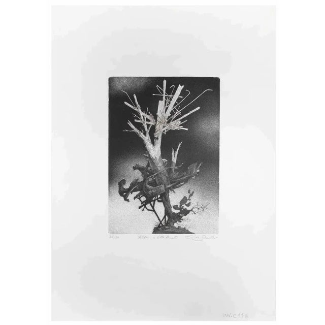 The Tree at Villa is an artwork realized by the Contemporary Italian artist Leo Guida (1992 - 2017) in the 1970s. Black...