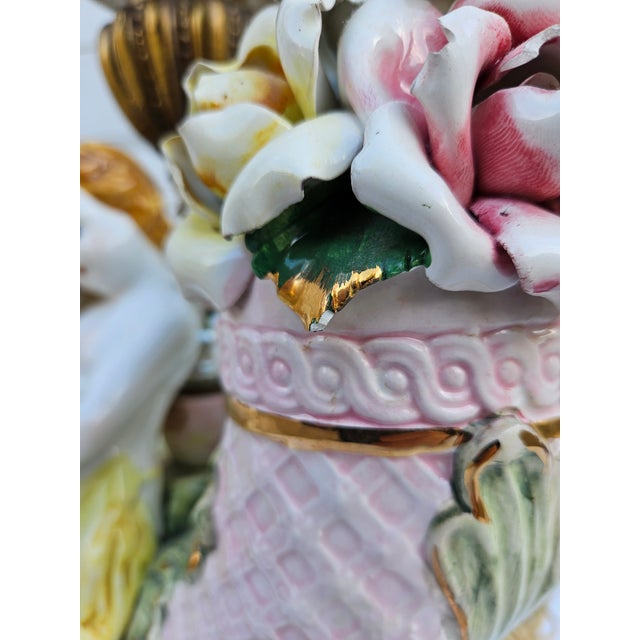 Italian Cherub and Lyre Cornucopia Lamp For Sale - Image 17 of 18