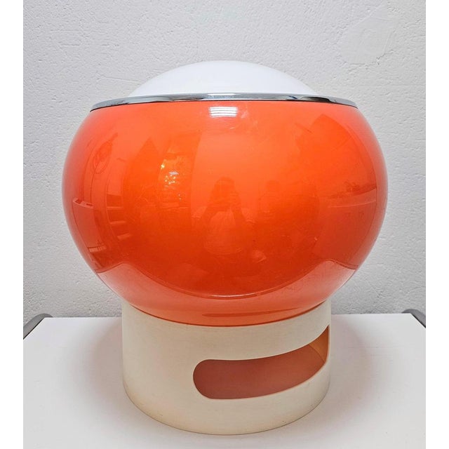 1960s Orange Clan Floor Lamp attributed to Studio 6g for Guzzini and Meblo, Former Yugoslavia, 1960s For Sale - Image 5 of 12