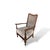 Vintage Upholstered Wicker Armchair For Sale - Image 5 of 10