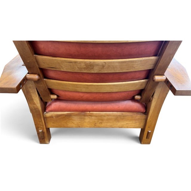 Stickley Spindle Reclining Leather Morris Chairs, a Pair For Sale - Image 15 of 18