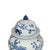 Chinoiserie Blue and White Bird Flower Gingerjar Chinoiserie Chic For Sale - Image 3 of 3
