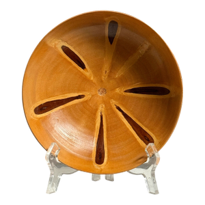 Vintage Studio Art Turned Norfolk Island Pine Bowl
