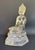Plastic 1970s Lucite Buddha Figure on Lotus Throne Pedestal For Sale - Image 7 of 13