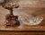 19th Century Swiss Black Forest Carved Walnut and Etched Crystal Centerpiece For Sale - Image 10 of 13