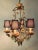 Black Mid-Century Italian Tole Chandelier, 1950s For Sale - Image 8 of 13