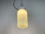Industrial White Porcelain Pendant Light with Milk Glass, 1970s For Sale - Image 9 of 13