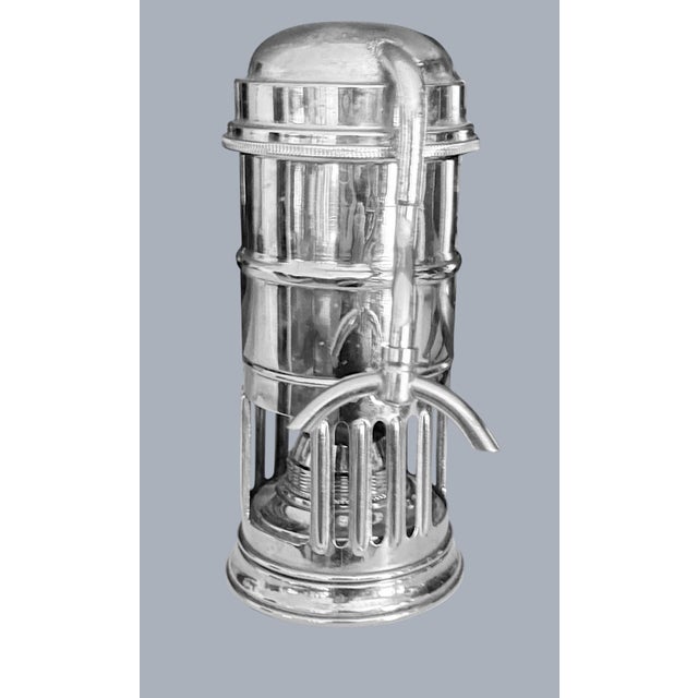 Metal Mid 20th Century Mid-Century Modern Stella Brevettata Italian Portable Espresso Maker With Spirit Burner For Sale - Image 7 of 9