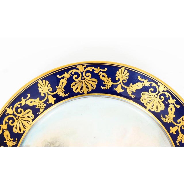 Napoleon Sevres Porcelain Cabinet Plates, Set of 2 For Sale - Image 13 of 17