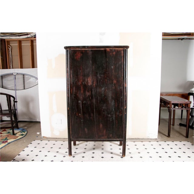 Brown Antique Chinese Scholars Storage Cabinet For Sale - Image 8 of 14