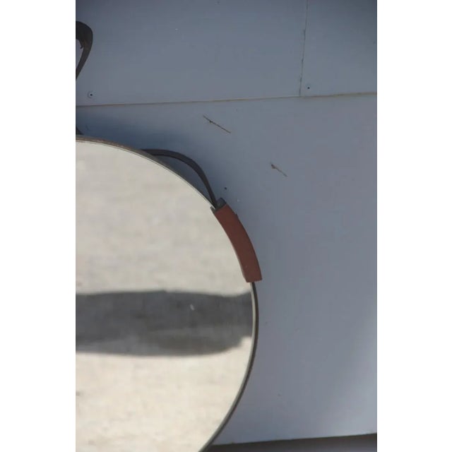 Mid-Century Modern Circular Mirror, 1960s For Sale - Image 3 of 5