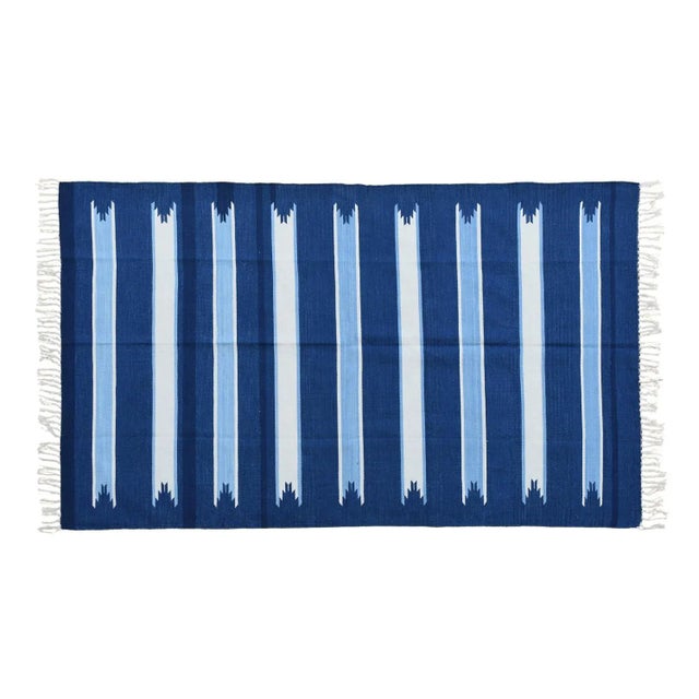 Nanea Rug, 6x9, Blue For Sale - Image 6 of 6