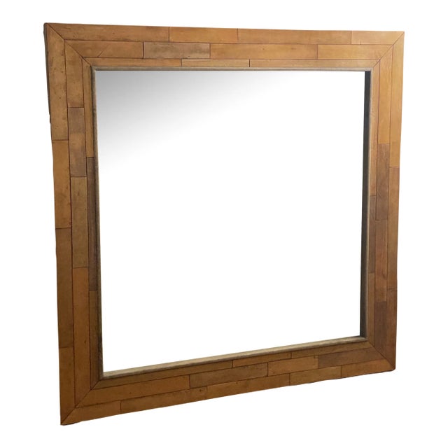 Timothy Oulton “Vintage Gym Floor” Square Mirror For Sale