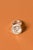 Amazing silver ring by Elis Kauppi, with a large rock crystal stone set in a smooth round frame. Very nice sheen in the...