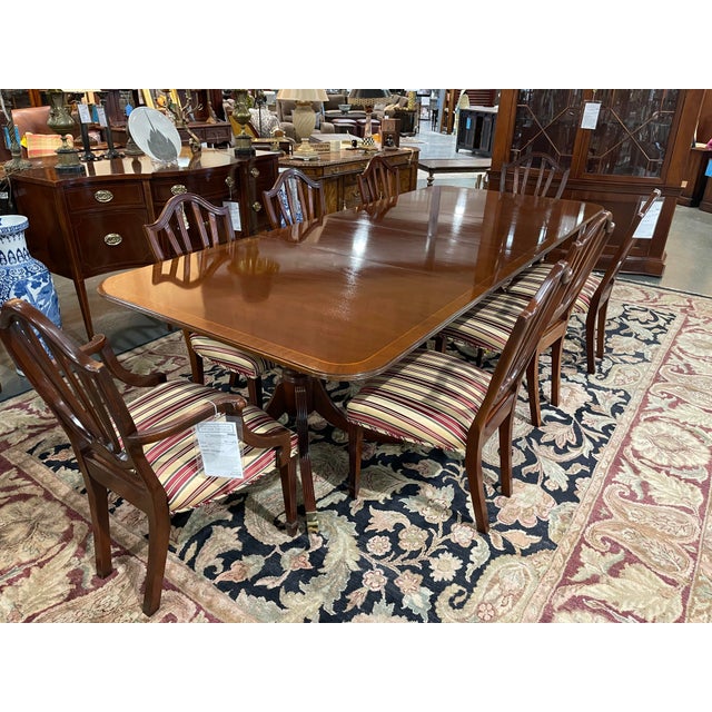 Historic Charleston Baker Dining Room Set 9 Pieces Chairish