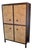 Mabel Soho 4-Door Cabinet With Mappa Burl Doors For Sale