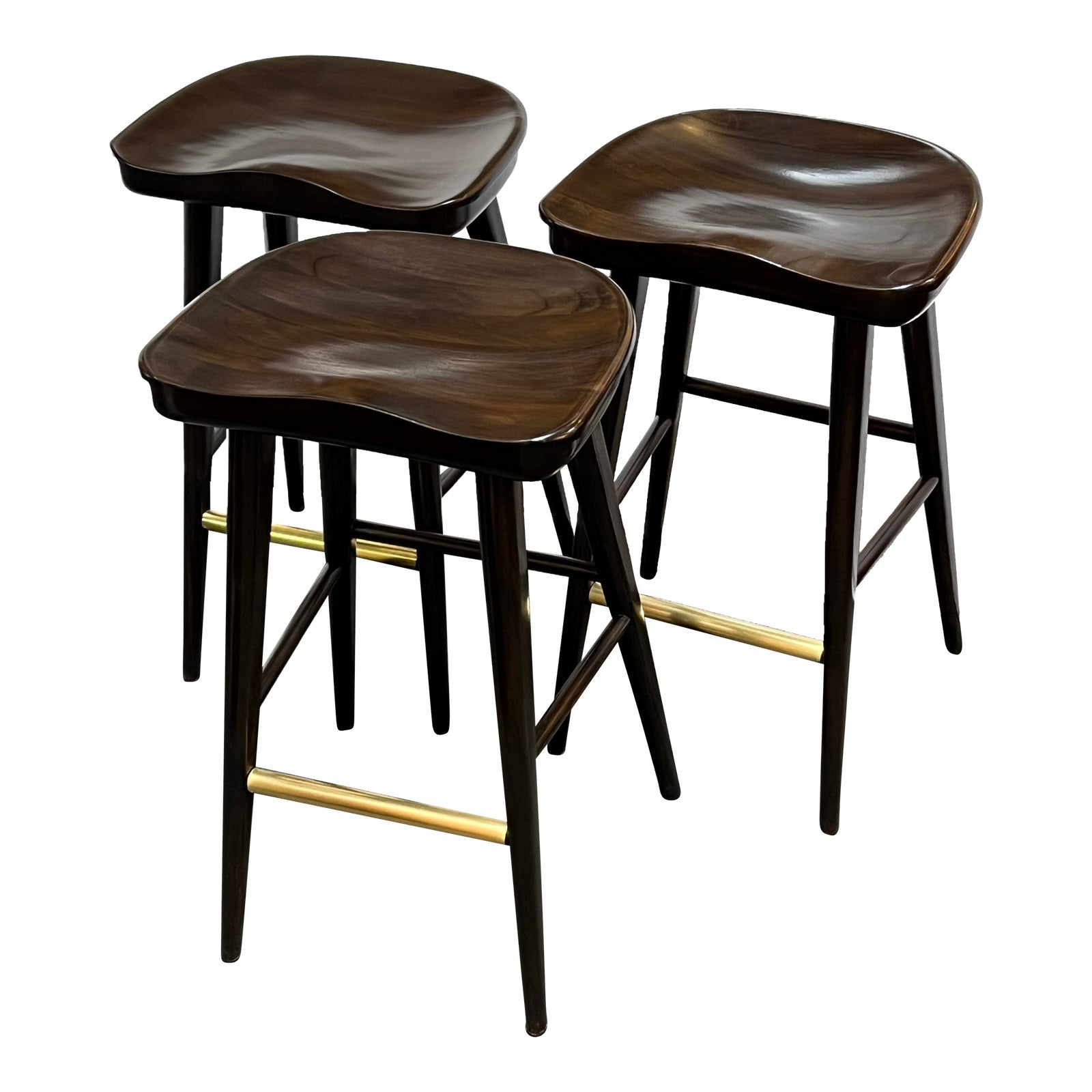 Brownstone Balboa Counter Stool, a Set of Three Chairish