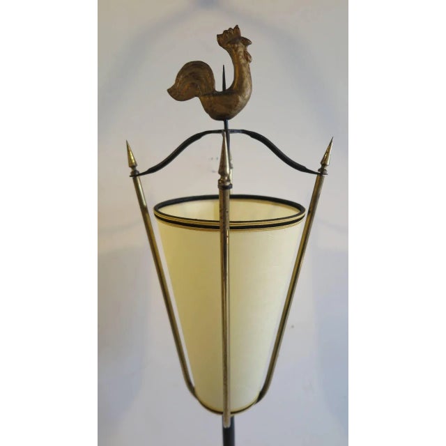 Mid-Century Modern Jacques Adnet Attributed Wall Torchiere For Sale - Image 3 of 11