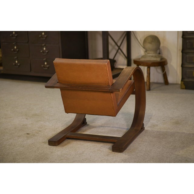 Armchair by Adrien Audoux and Frida Minet for Vibo Vesoul, 1950s For Sale - Image 4 of 15