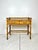 Vintage rattan bamboo desk. Rattan frame with woven cane wrapped top and drawers. Two drawers with pencil reed rattan...