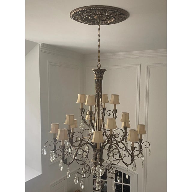Fine Art Lamps a Midsummer Night's Dream 57" Crystal Chandelier For Sale In New York - Image 6 of 8