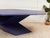 Rare 1970’s Origami Dining Table by Don S. Shoemaker in Blue For Sale In Los Angeles - Image 6 of 12