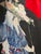 Vintage Black Kurotomesode Kimono With Hand-Embroidered Figures & Flowers For Sale - Image 11 of 12