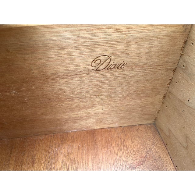 Mid 20th Century Dixie Brutalist Walnut Nightstands- A Pair For Sale - Image 9 of 12