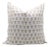 Fabdivine Artisan Block Print Throw Pillow Cover 14x36 Inch Thick Linen- Kohinoor For Sale