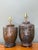 Vintage Boho Glazed Ceramic Lamps - Set of 2 For Sale - Image 12 of 18