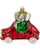 Glass Vintage Babar Elephant Glass Holiday Christmas Ornament For Sale - Image 7 of 12