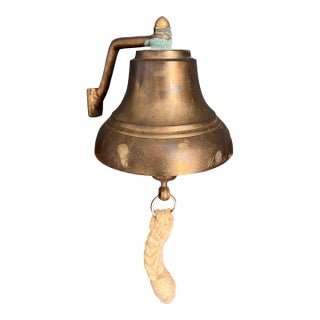 Vintage Brass Ship’s Bell For Sale