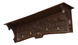 Art Nouveau Coat Rack