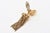 Schiaparelli Vintage Signed Schiaparelli Gold Plated Tassel Dangle Clip on Earrings, Pair Of For Sale - Image 4 of 8