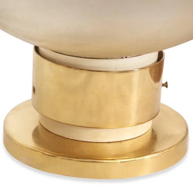 Pair of Vintage Motoko Ishii German Space Age Brass Flushmount or Sconce for Staff For Sale In New York - Image 6 of 6