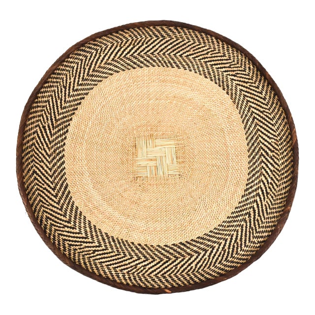 Early 20th Century Tonga Binga Basket 22 Inch For Sale