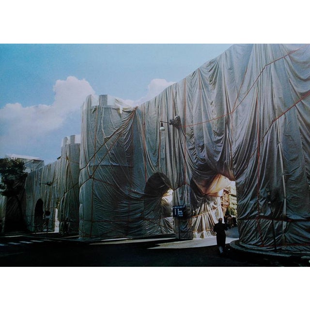 Christo and Jeanne-Claude, The Wall, Wrapped Roman Wall, 1970s, Photolithograph For Sale - Image 4 of 4