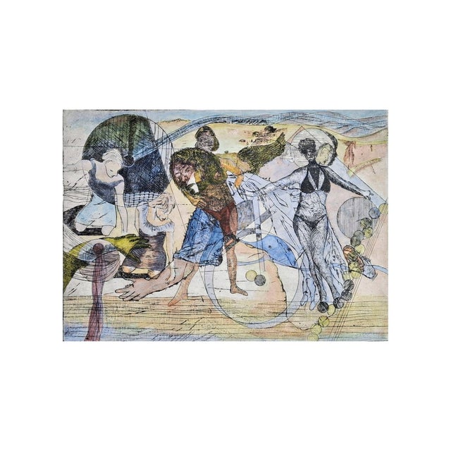 Original etching lavished with watercolour, limited edition, signed ARTIST: Andrzej Janeczko is a Polish singer,...