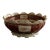 Antique Bavarian Royal Vienna Style Burgundy & Gold "Three Graces" Porcelain Bowl For Sale