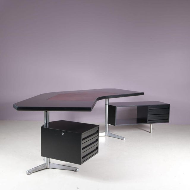 Desk by Osvaldo Borsani for Tecno Milan, Italy, 1950s For Sale - Image 15 of 15