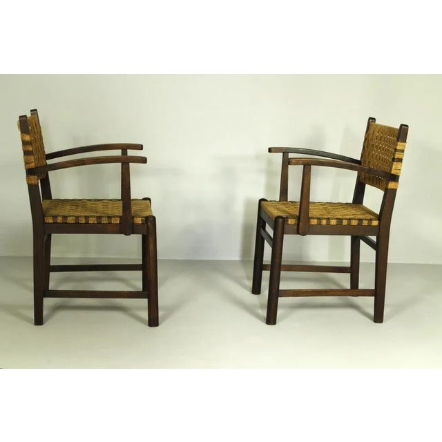 Set of Rope Chairs from Thonet, 1930s For Sale - Image 10 of 11