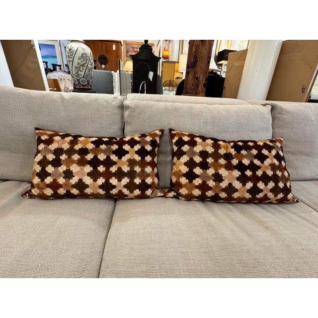 Iosis for Yves Delorme Florentine Grenade Lumbar Pillows, Pair For Sale - Image 11 of 12