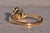 1990s The 178th Avenue: Oval Natural Emerald and Diamond Bypass Ring in Yellow Gold For Sale - Image 5 of 10
