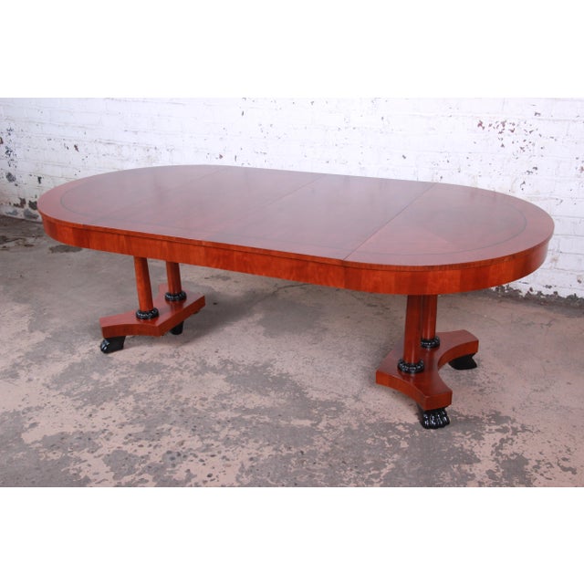 Baker Furniture Palladian Collection Neoclassical Cherry Wood Extension