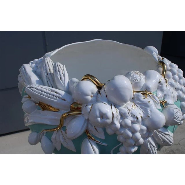 Column in Enameled Ceramic by Tommaso Barbi, Italy, 1970s For Sale - Image 4 of 10